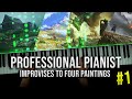 Professional Pianist Improvises Soundtracks to Beautiful Paintings | Dramatic Artistic Improvisation