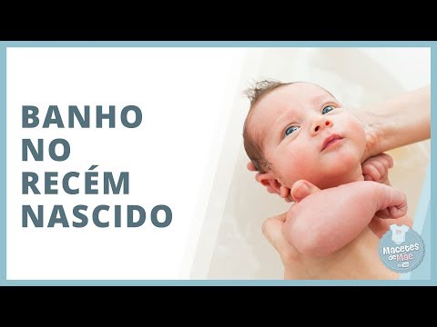 Vídeo: Como Dar Banho Adequado Em Um Recém-nascido