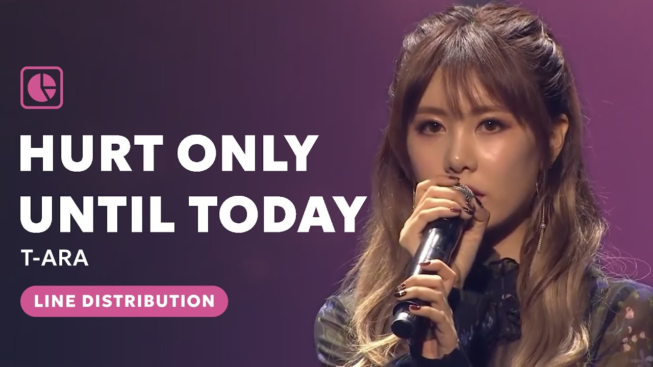 T-ARA (티아라) - Hurt Only Until Today (오늘까지만 아파할 거야) (Line Distribution & Lyrics)