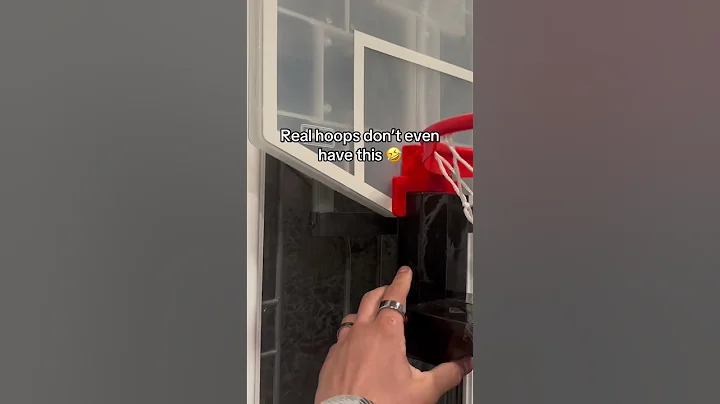 Best mini hoop on YouTube -link in bio #basketball #shorts