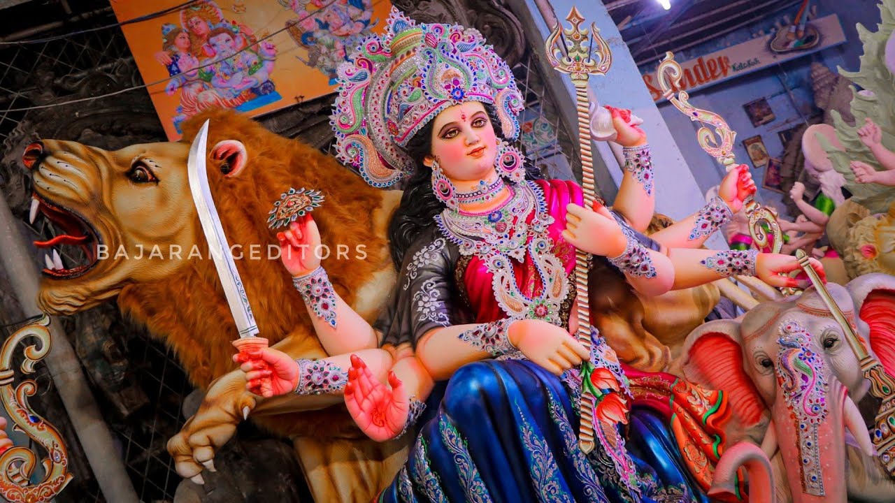 Durga mata Idols Ready At Dhoolpet Sundhar Kalakar 2020