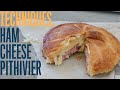 Deliciously creamy ham and cheese Pithivier (made with an easy homemade puff pastry)