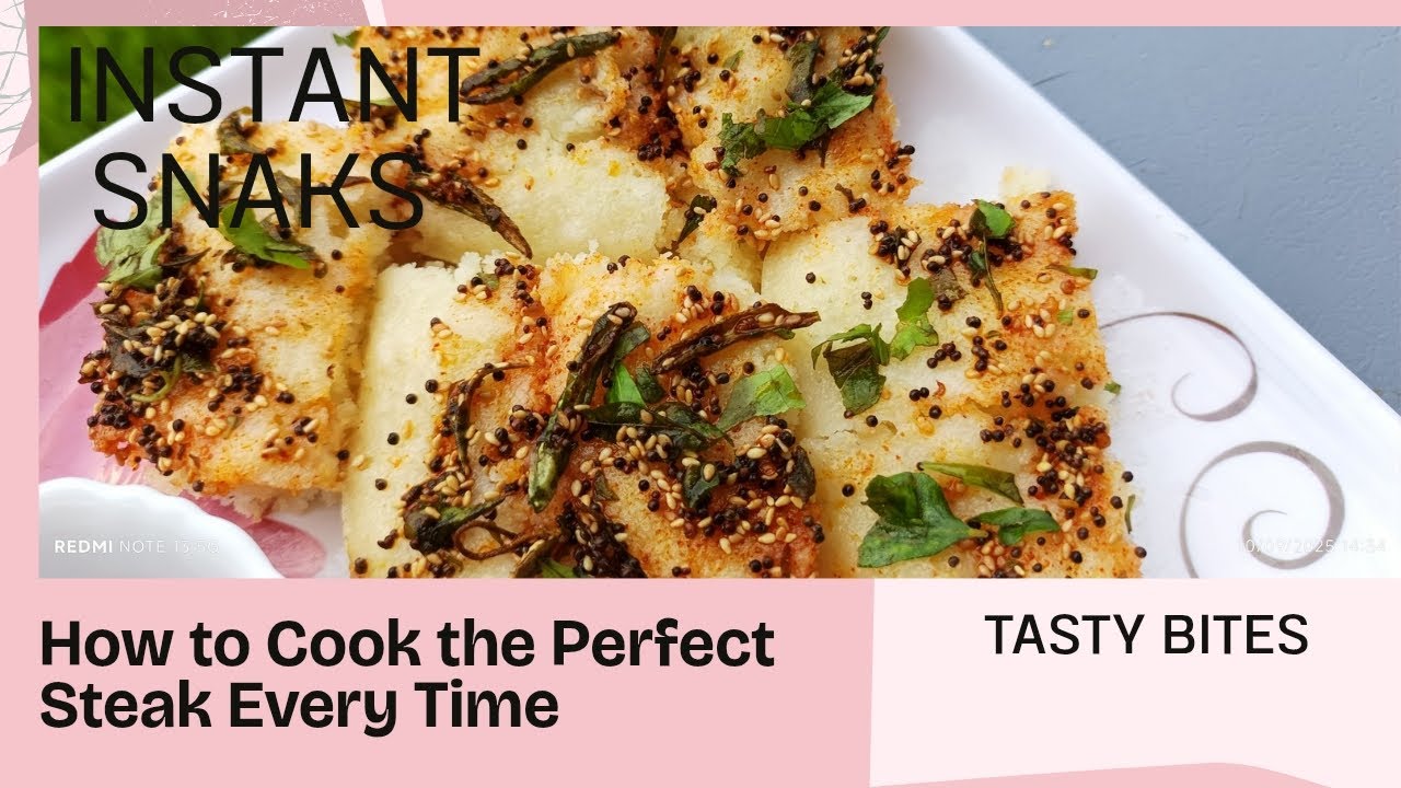 “20 Minute Suji Dhokla | Instant Rava Dhokla Recipe Without Fermentation 