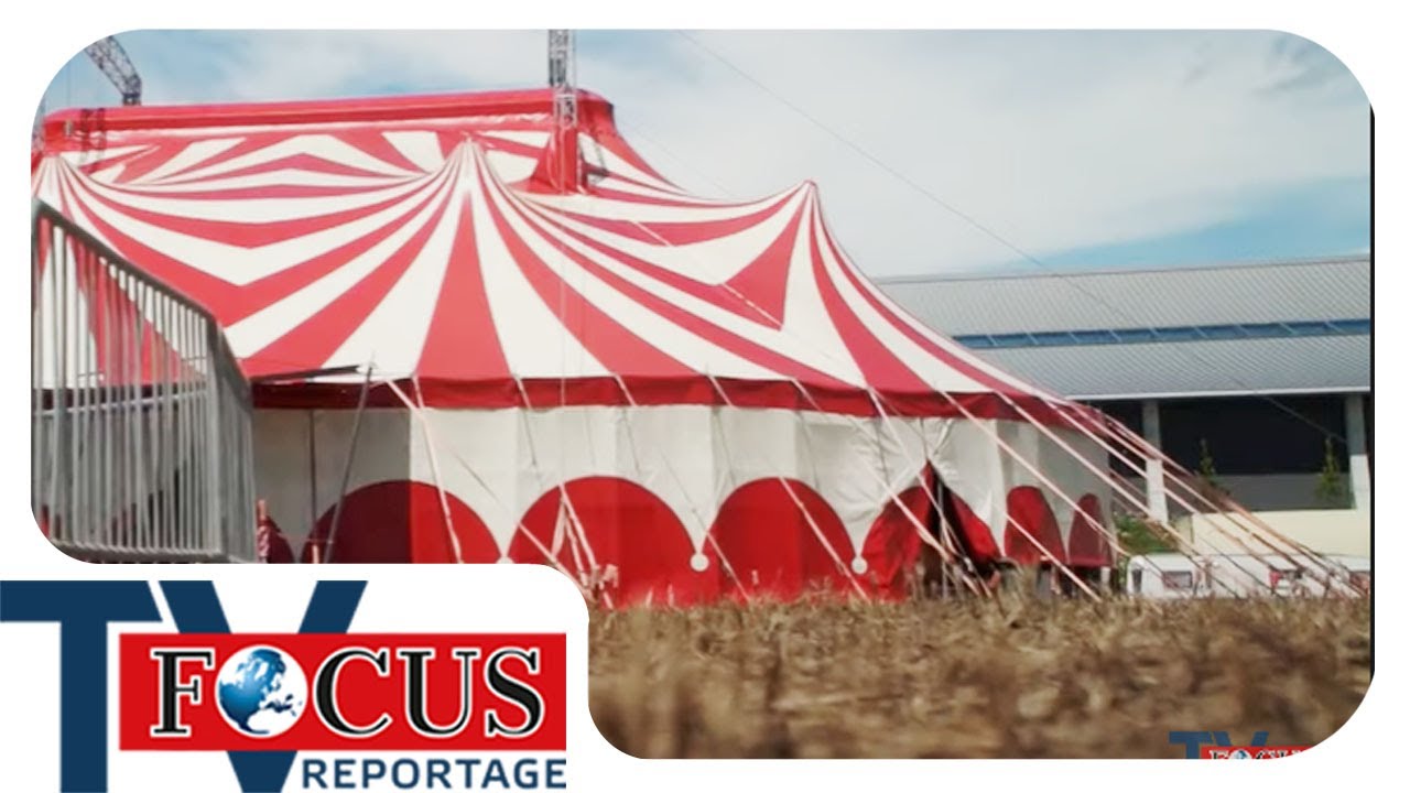 Circus Roncalli: Aufbauarbeiten in Hamburg gestartet