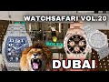 Dubai luxusuhren watchsafari spezial aus dubai rolex tudor patek ap cartier vacheron fp journe