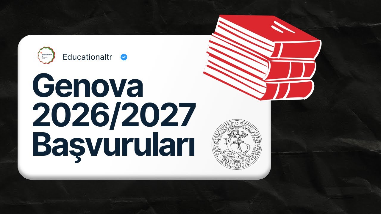 İtalya'da Devlet Üniversitesi: Genova Üniversitesi Başvuru, Sınav ve Kayıt