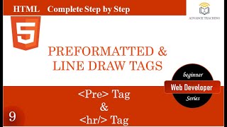 Preformatted & Horizontal Rule Tag in HTML in Urdu/Hindi