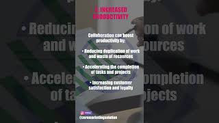 COLLABORATION IN AN ORGANISATION || BENEFITS OF COLLABORATION