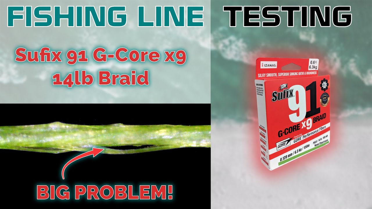 Fishing Line Testing - Sufix 832 Advanced SuperLine 15lb Braid (Super  Strong!) 