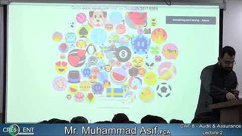 CAF-8-Audit Assurance lecture 2  by Sir Asif CA