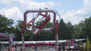 Six Flags Great Adventure Cyborg Cyber Spin Off Ride - ABC Rides Tourbillon