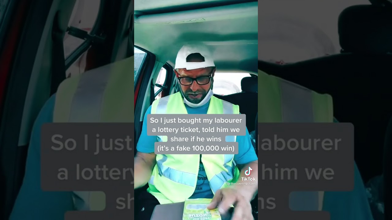 Lottery scratch card prank - UK