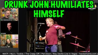 BUSTED!! Stuttering John Drives Drunk After Party! Loser Is Wasted At His Own Party (w/ Pat Dixon)