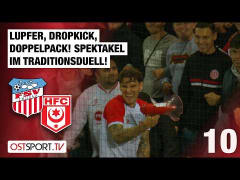 Chip, Dropkick, Brace! A Spectacle in the Traditional Rivalry: Zwickau vs. Halle | Regionalliga N...