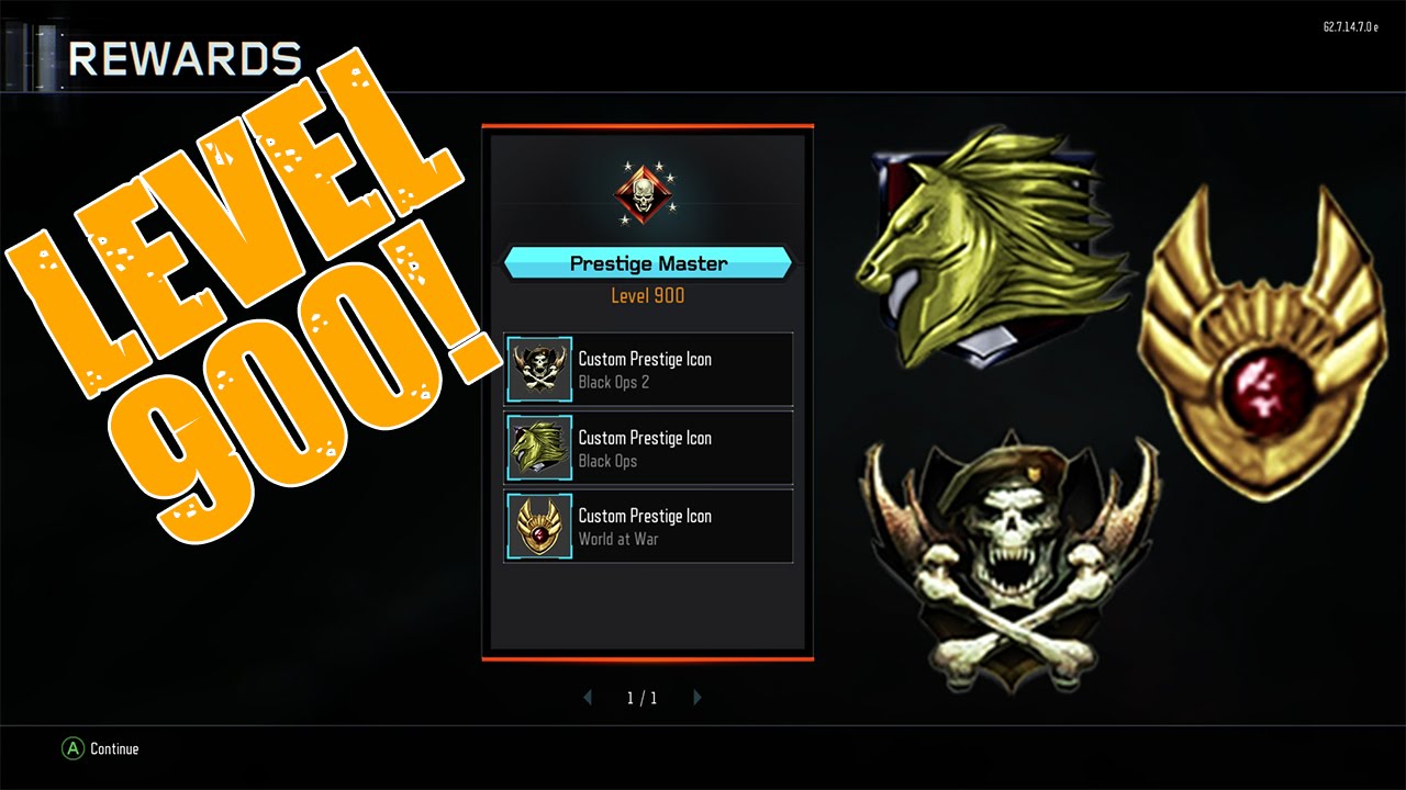 BO3 "LEVEL 900" PRESTIGE MASTER - STATS REVEAL! MY CURRENT CLASSES