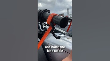 The #1 Trick for Strapping Down a Motorcycle
