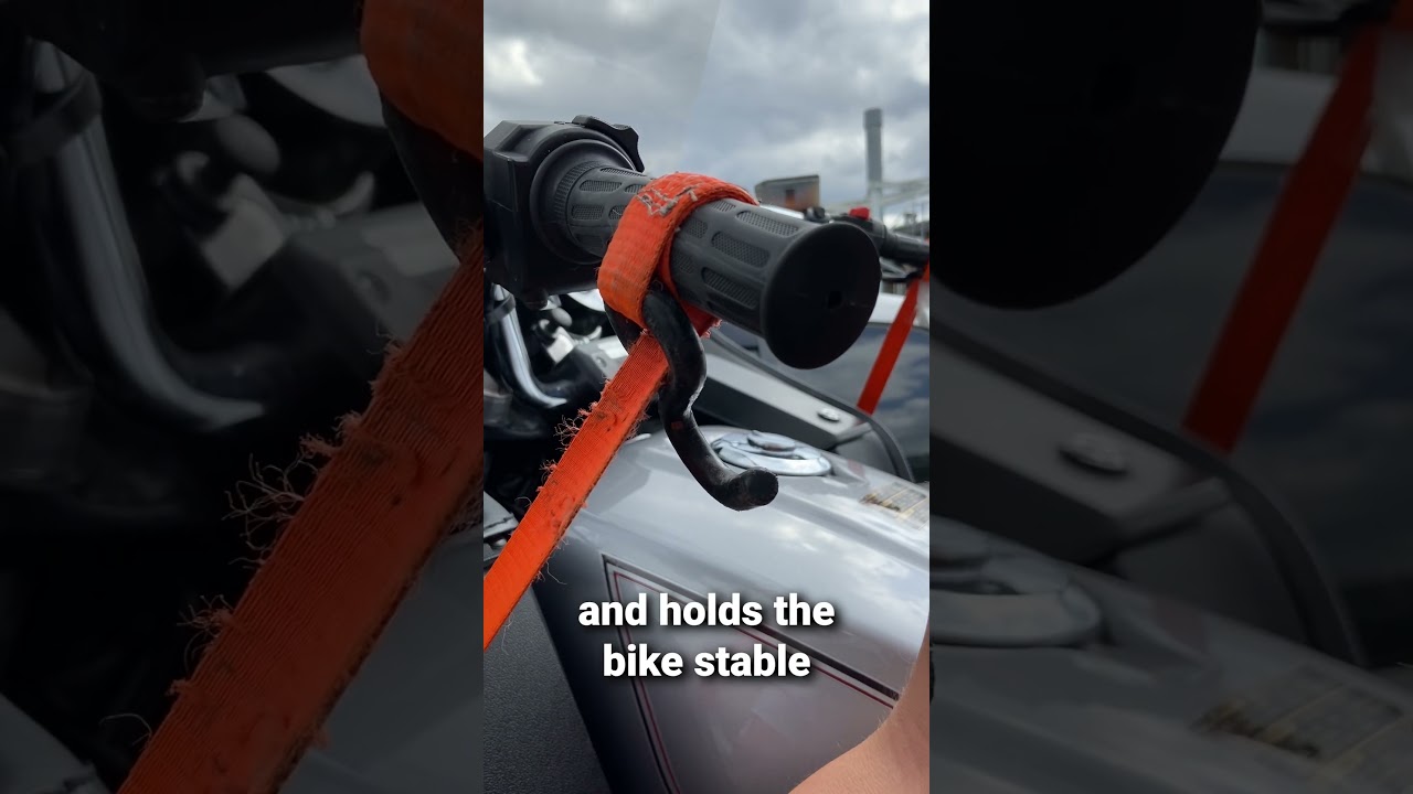 The #1 Trick for Strapping Down a Motorcycle
