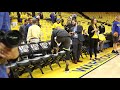 Max Bonnstetter at Game 4 of the Western Conference Finals