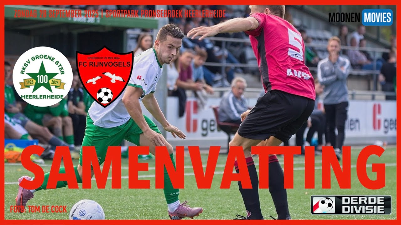 ⚽ 𝗚𝗥𝗢𝗘𝗡𝗘 𝗦𝗧𝗘𝗥 𝗩𝗘𝗥𝗦𝗟𝗔𝗔𝗧 𝗥𝗜𝗝𝗡𝗩𝗢𝗚𝗘𝗟𝗦 | 𝗦𝗔𝗠𝗘𝗡𝗩𝗔𝗧𝗧𝗜𝗡𝗚