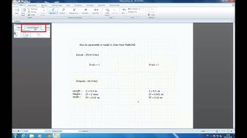 MathCAD worksheet for Creo parametric model [1]