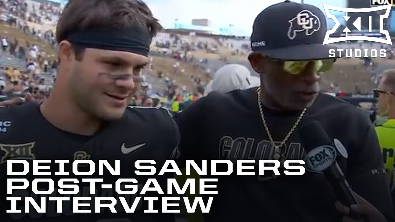 Coach Deion Sanders & QB Ryan Staub's Post Game Interview after Defeating Delaware