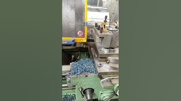 Machining a steel part and making nice chips with Cazeneuve HB725 lathe #asmr #machine #oldtools