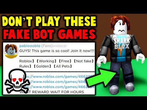 What Happens If You Play Fake Roblox Games From Bots Youtube