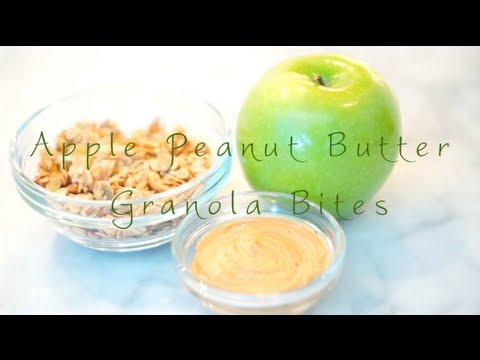 Apple Peanut Butter Granola Bites