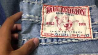 True Religion Brand Jeans Tipos De Costuras De Pantalones Originales Trbj