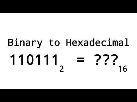 Video Đổi Số Hệ Nhị Phân Sang Hệ Thập Lục Phân | Converting... - youtube