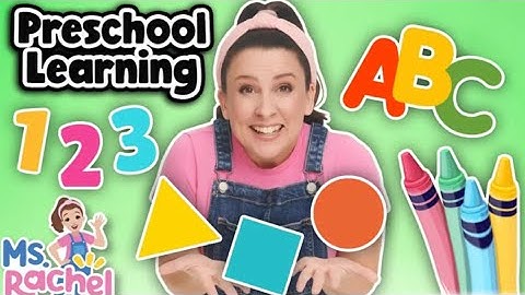 Preschool & Toddler Learning Video with Ms Rachel - Learn Shapes, Letters, Numbers,Colors and More