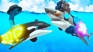 We Made Our Own Battle Sharks in Animal Revolt Battle Simulator Multiplayer!