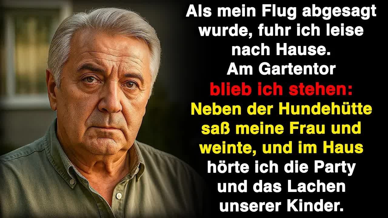 Ich sah meine Frau still neben der Hundehütte weinen, während meine Kinder drinnen eine Party fe