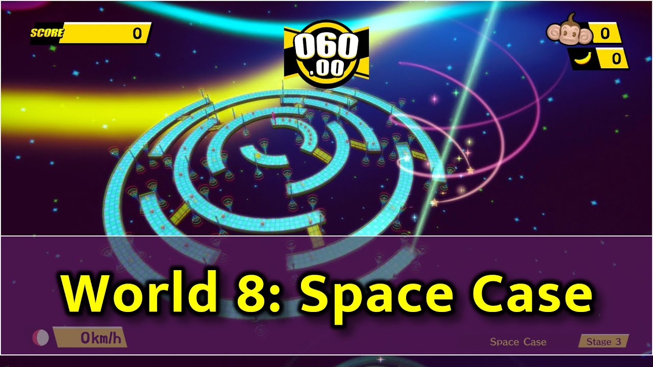 World 8: Space Case - Super Monkey Ball Banana Blitz HD