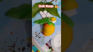 chalk Mango 🥭 3D Art' craft work.. #art #artwork #diy #viral #chalk #handmade 🥰🔥🥭   #viraltrend ...