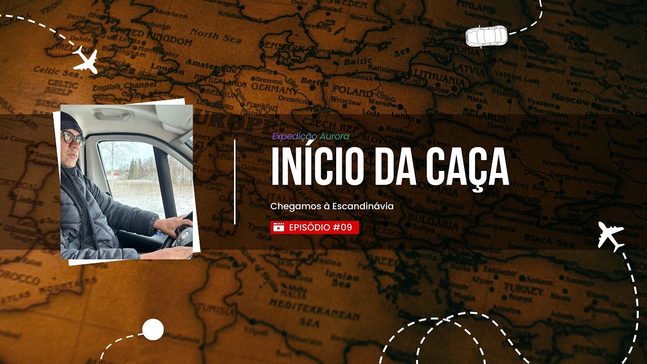 INÍCIO DA CAÇA NA ESCANDINÁVIA | Pegamos o Motorhome da Roadsurfer