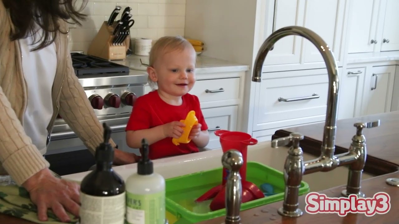 My Little Kitchen Helper | Toddler Tower Folding Stool | Simplay3
