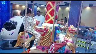 Horse ride with sister at Magic planet Dubai #dubai #funtime #kidsfun #horseriding #friends screenshot 2