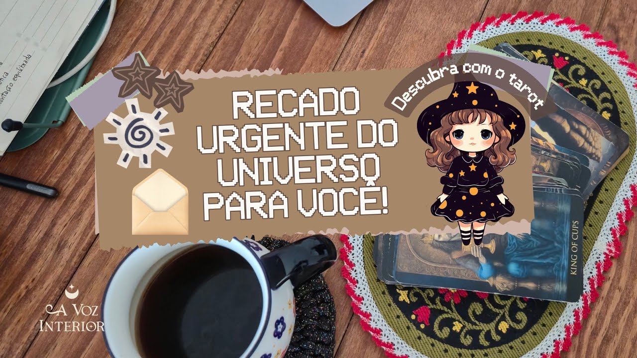 ✨️🕯RECADO URGENTE DO UNIVERSO PARA VOCÊ! O TAROT REVELA TUDO... 