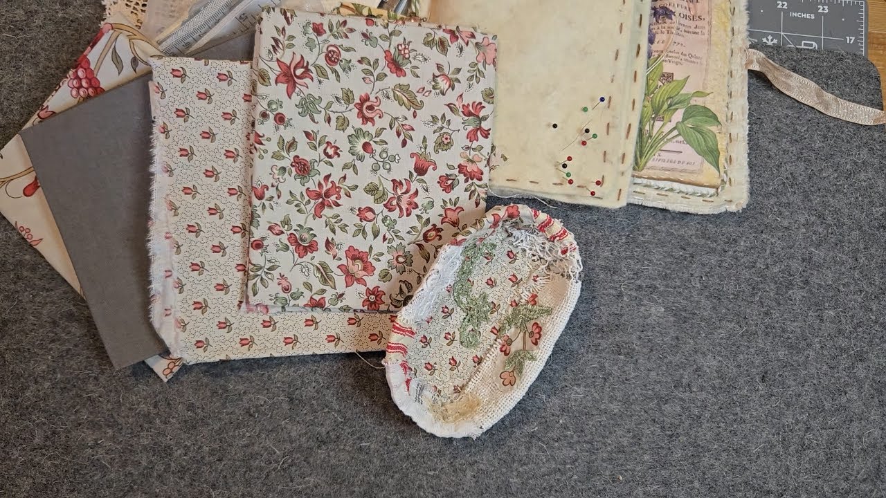 My First Attempt at a Slow Stitched Fabric Box