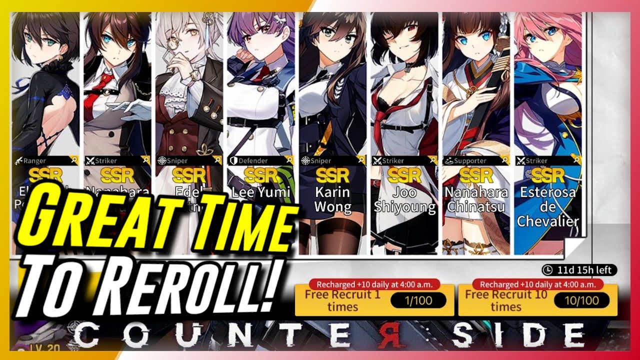 Counter Side SEA - Great Time To Reroll And Start Playing? Lots of Multi-Summons!