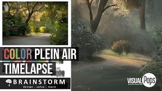 Descanso Gardens Plein-Air Time-Lapse Visualpops