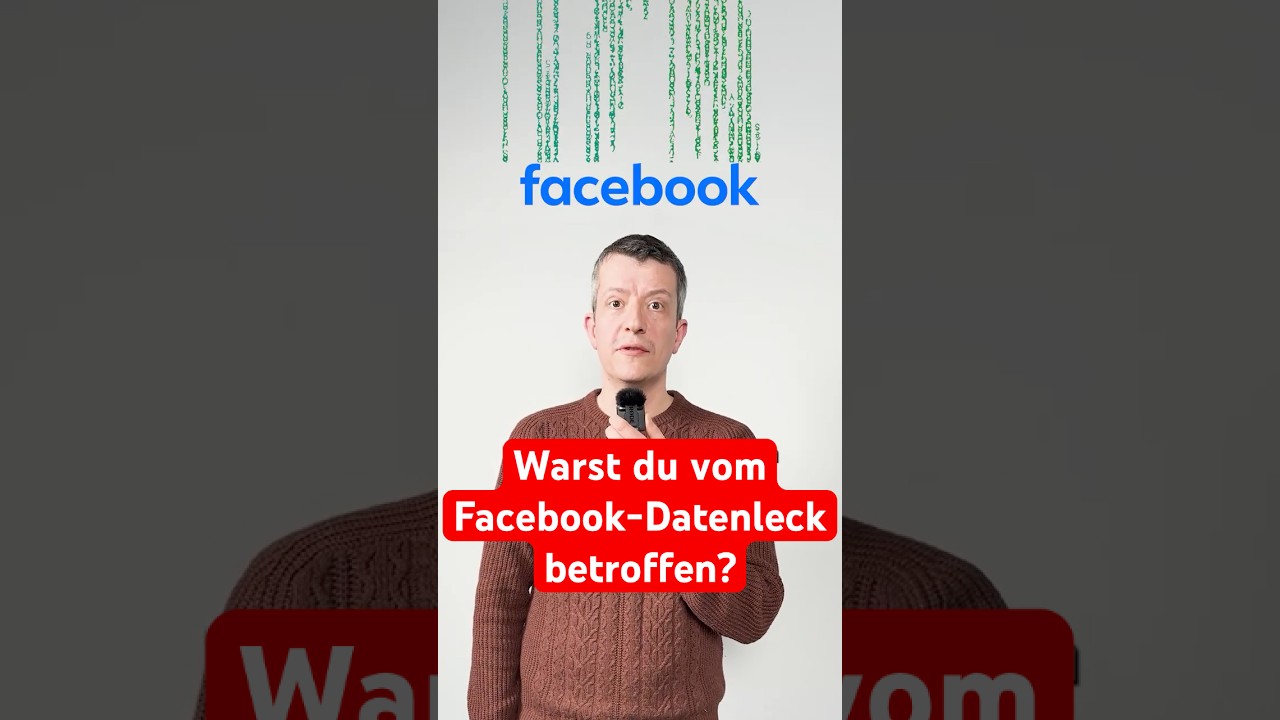 Facebook-Daten gehackt und nun? 😨💻