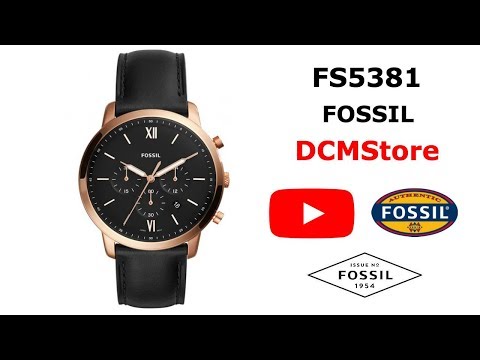 FS5381 Fossil Neutra Chronograph Black Dial