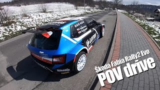 (2021) Skoda Fabia Rally2 Evo - walkaround - POV drive (pure sound) - Kajetan Kajetanowicz