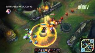 League of Legends Korean Solo Q Top 5 Plays (OP.GG TV Weekly Jan. #1) 한국의 솔로랭크 TOP5 플레이 1월 1주차