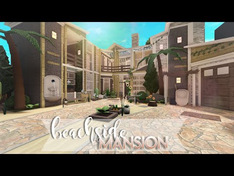 beachside mansion | bloxburg speedbuild | nixilia