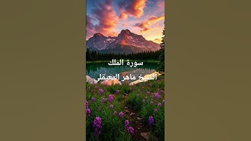 سورة الملك #الشيخ ماهر المعيقلي #المصحف #اكسبلور