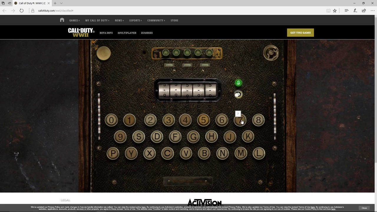 Cod WWII Classified Latest Key with proof it works - YouTube