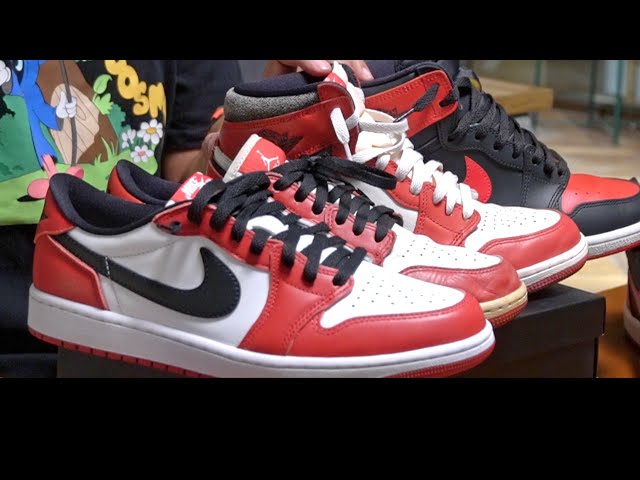Jordan 1 Low Chicago 2025 unboxing review on foot and comparison